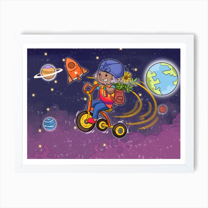 Transcending outer space Poster